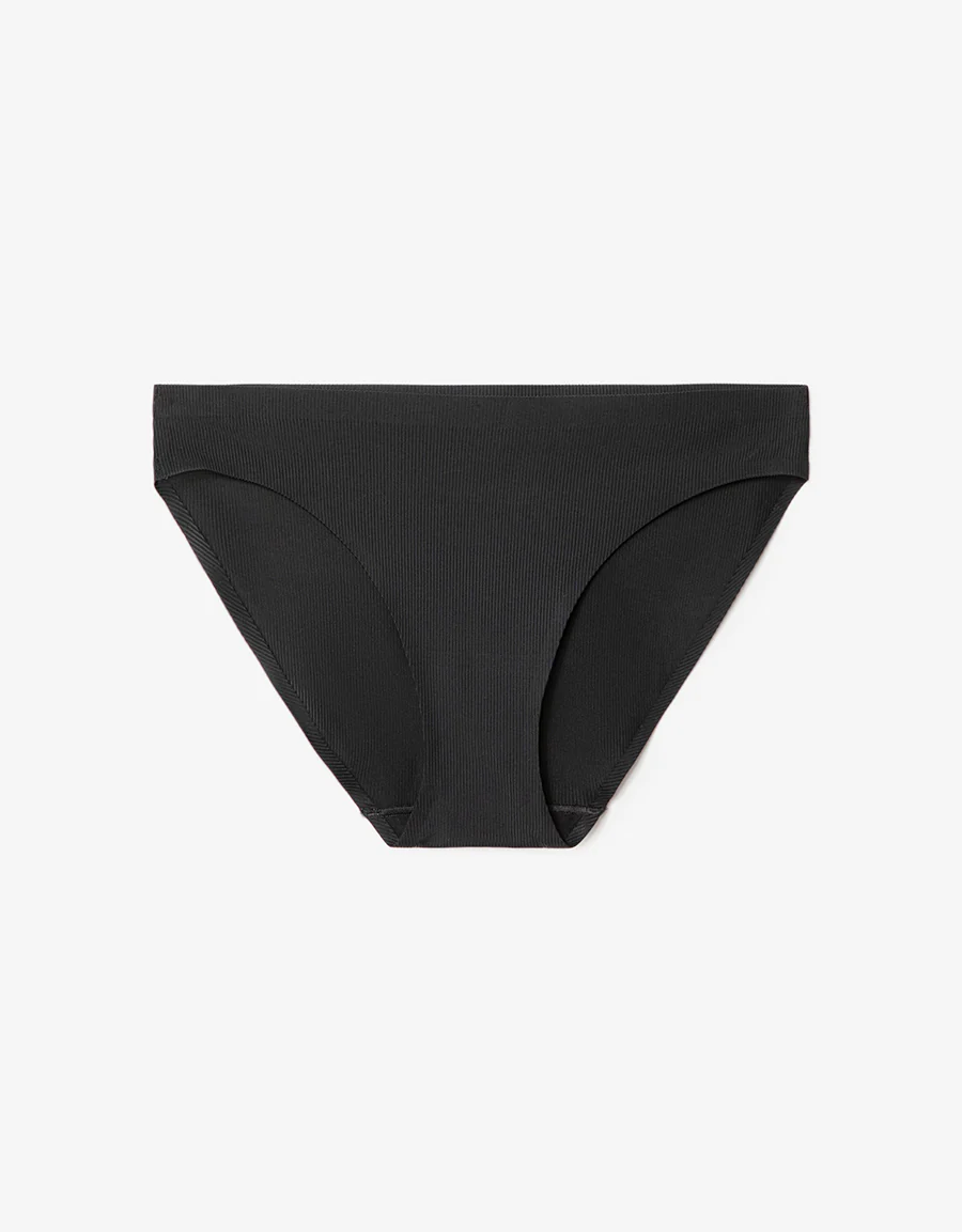 Microfiber Rib Bikini Panty