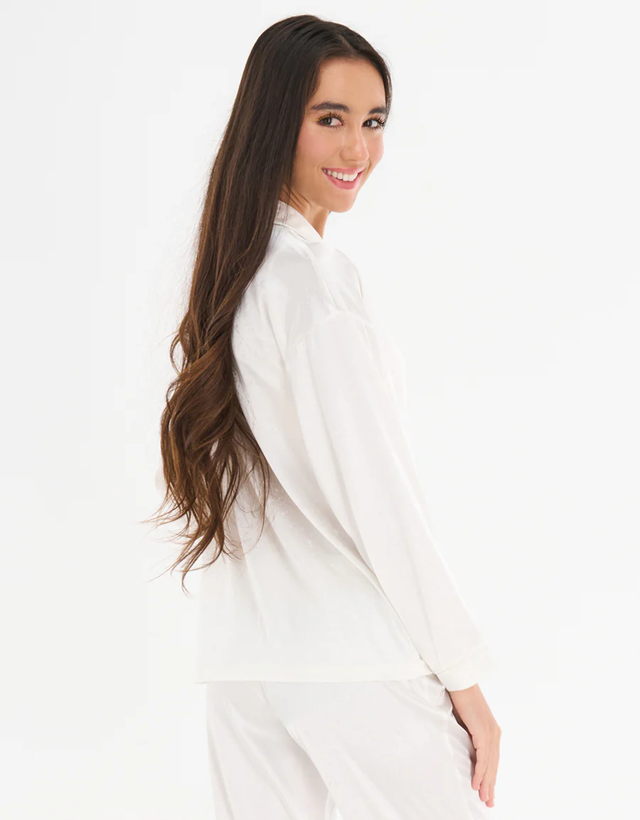 طقم بيجاما بأكمام طويلة - Image 3